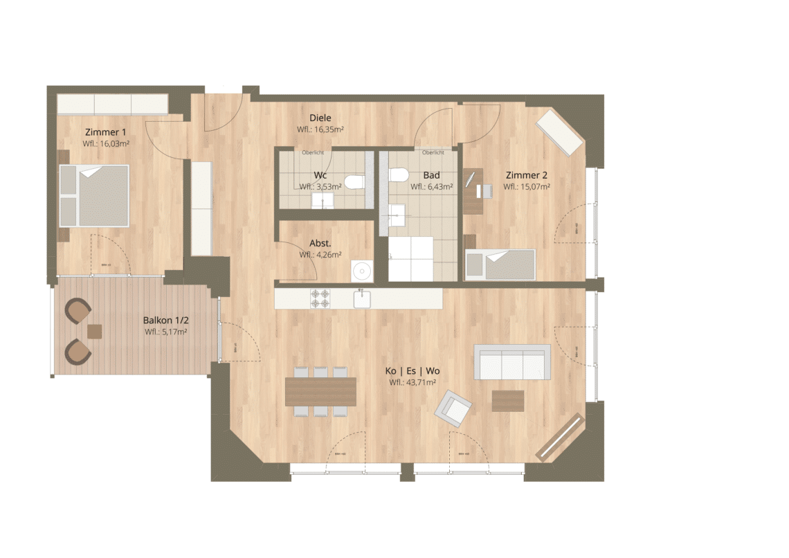 Schwanenwinkel Grundriss WE 10