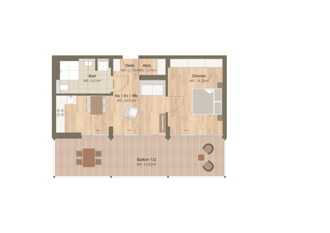 Schwanenwinkel Grundriss WE 14