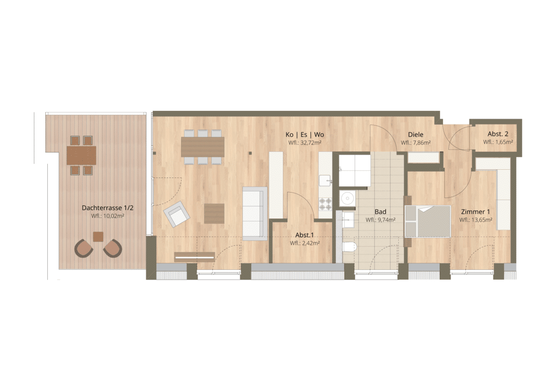 Schwanenwinkel Grundriss WE 18
