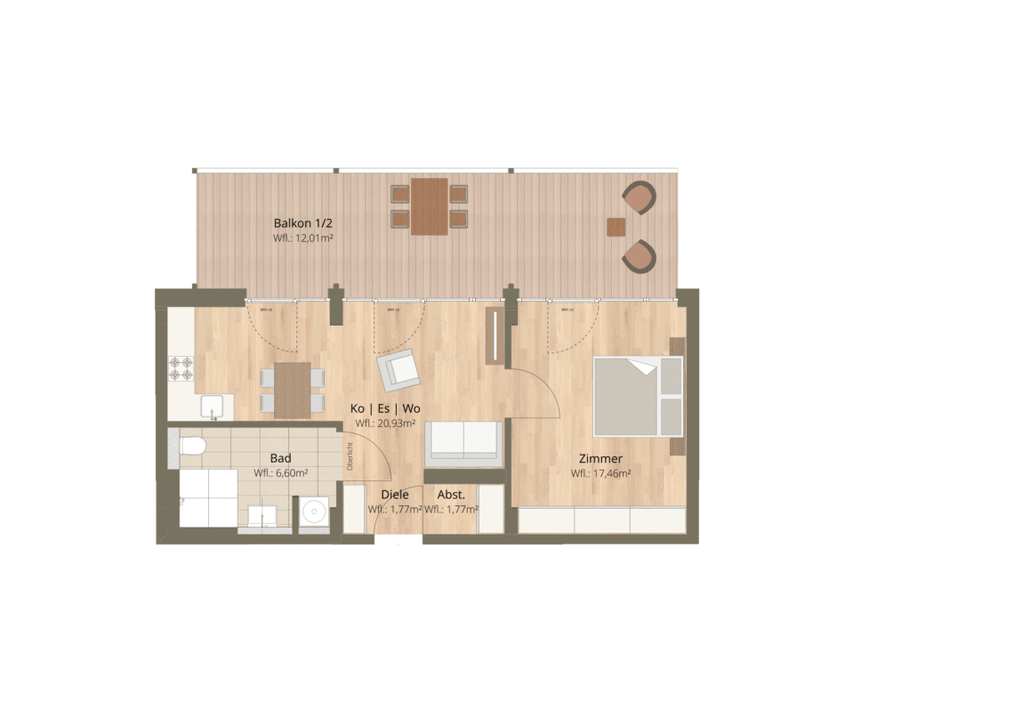 Schwanenwinkel Grundriss WE 2