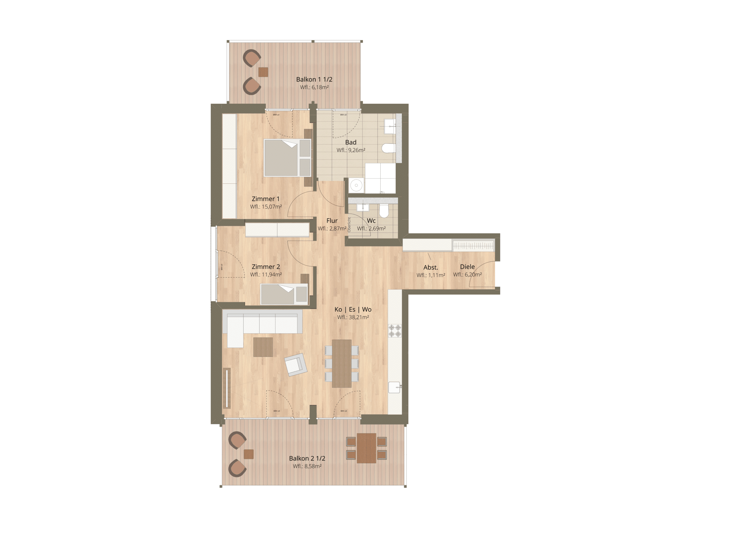 Schwanenwinkel Grundriss WE 3