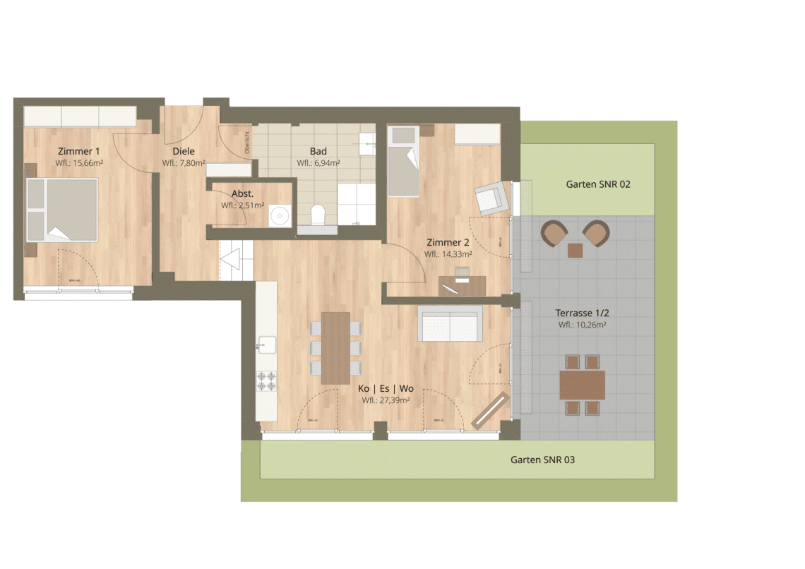 Schwanenwinkel Grundriss WE 5