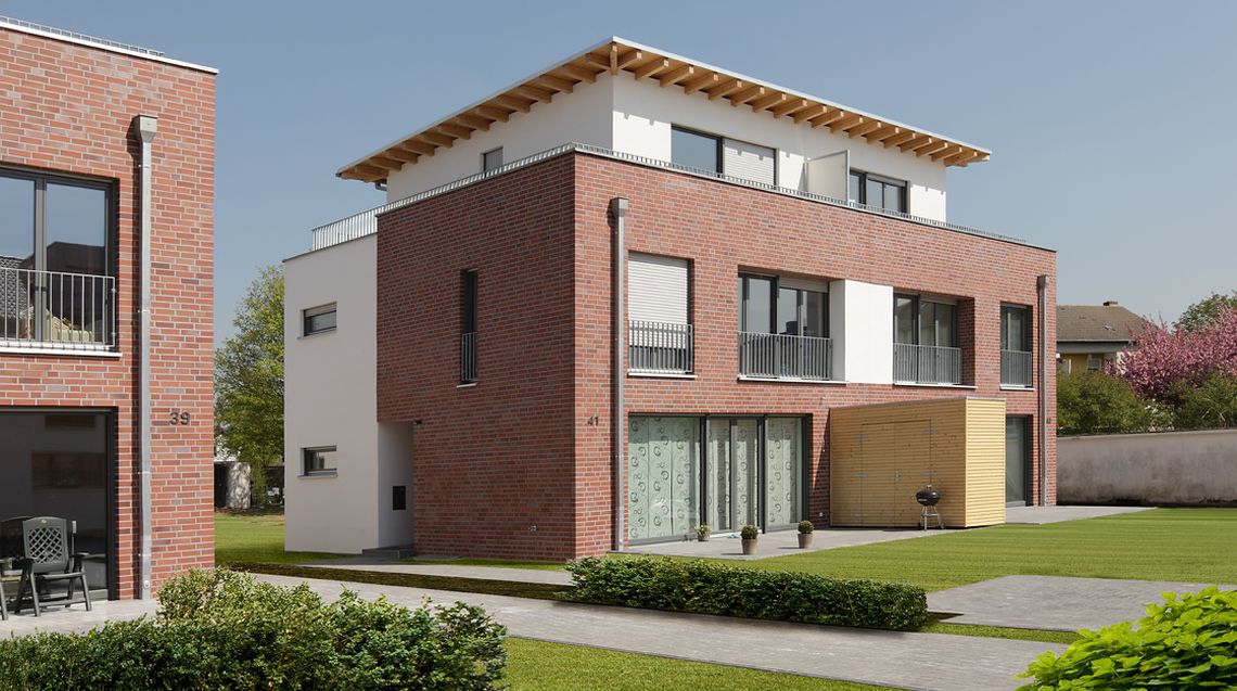 Rheindomizil Zons - Gartenseite